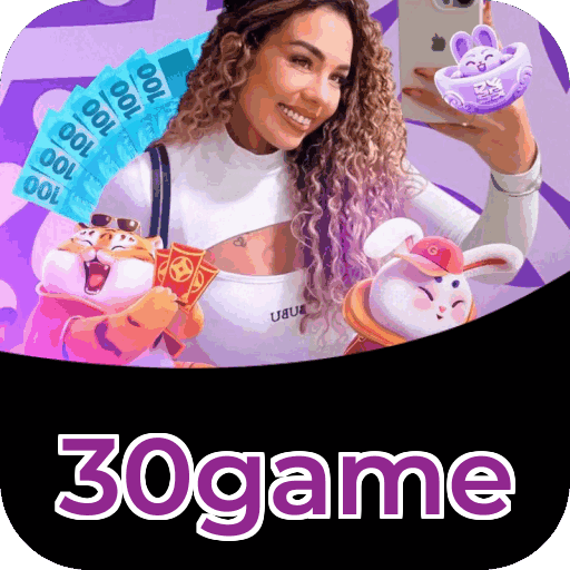 Interface do aplicativo 30game mostrando jogos disponíveis no iOS e Android