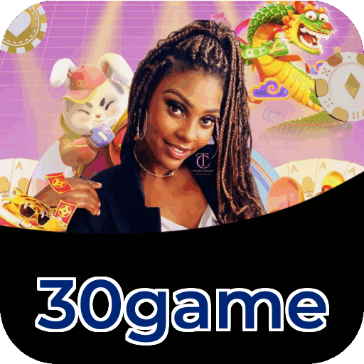 Passo a passo visual mostrando processo de download e instalação do aplicativo 30game